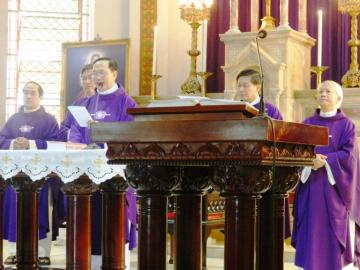 Thánh lễ Hành Hương Năm Thánh LCTX  tại nhà thờ Hạnh Thông Tây, giáo hạt Gò Vấp