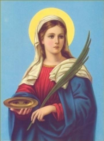 Ngày 13/12: Thánh Lucia, trinh nữ, tử đạo