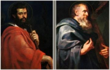 Ngày 03/05: Thánh Philipphê và Thánh Giacôbê, tông đồ