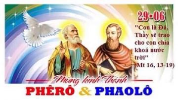 Ngày 29/6: Thánh Phêrô và Phaolô, Tông đồ